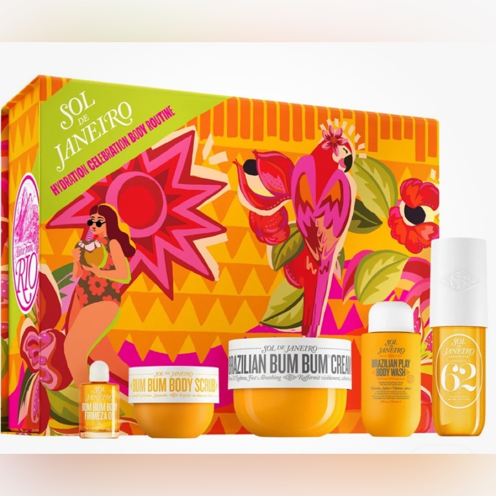 Sol de Janeiro Limited Edition Hydration Celebration Body Routine Set
